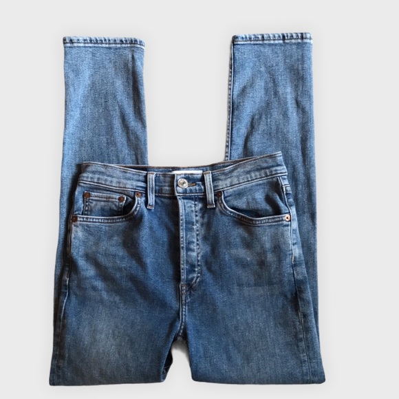 Re/Done Originals 90’s High Rise Button Fly Jeans - Picture 2 of 11